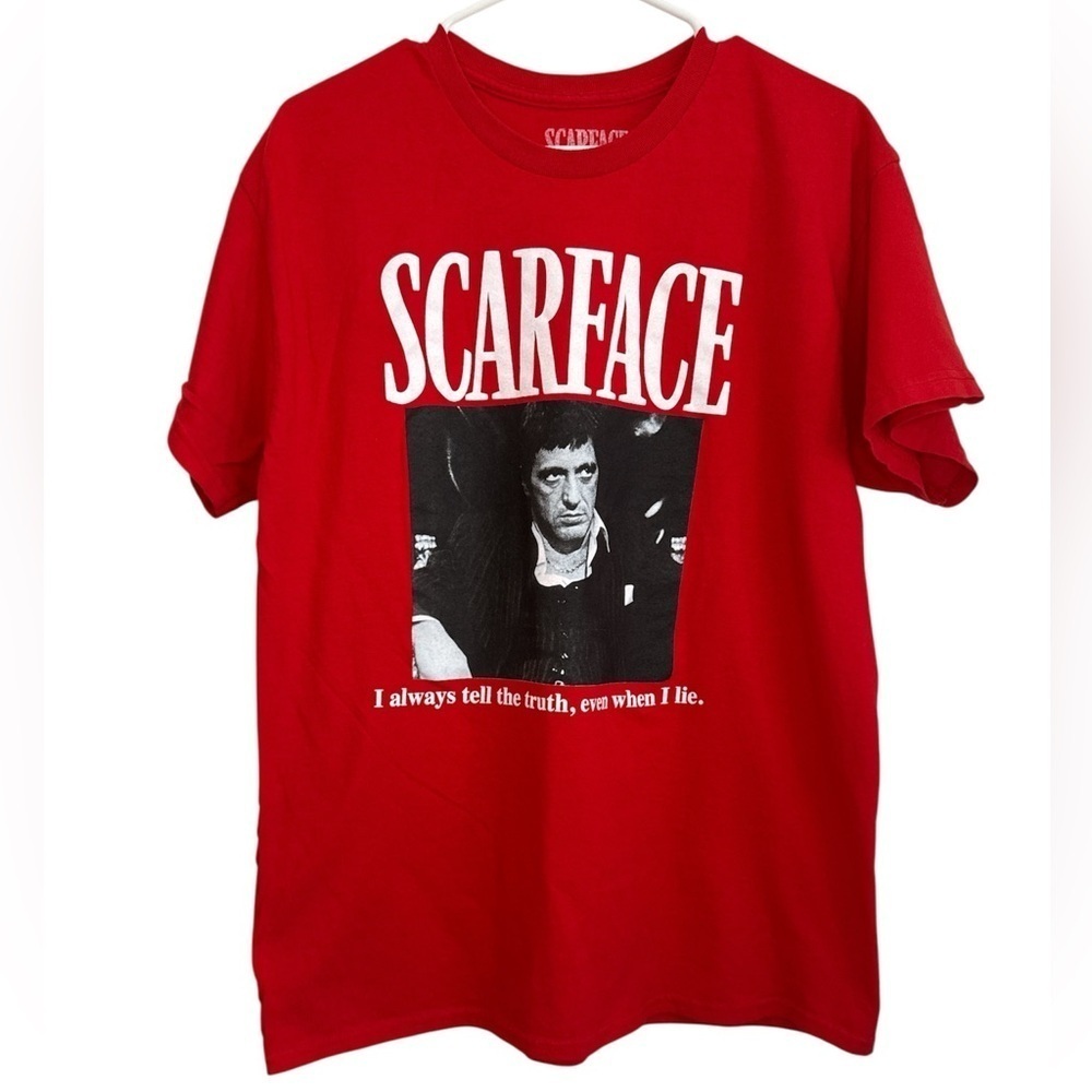 Hybrid & Company Red Scarface Graphic Tee